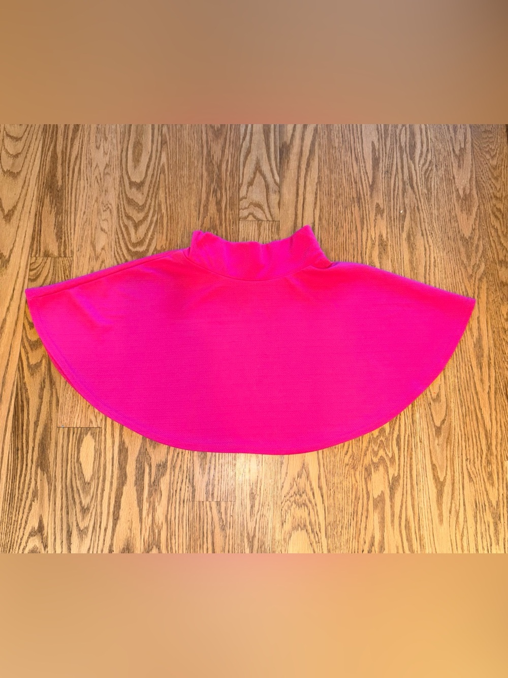 Hot Pink Flared Skater Mini Skirt - Size XS